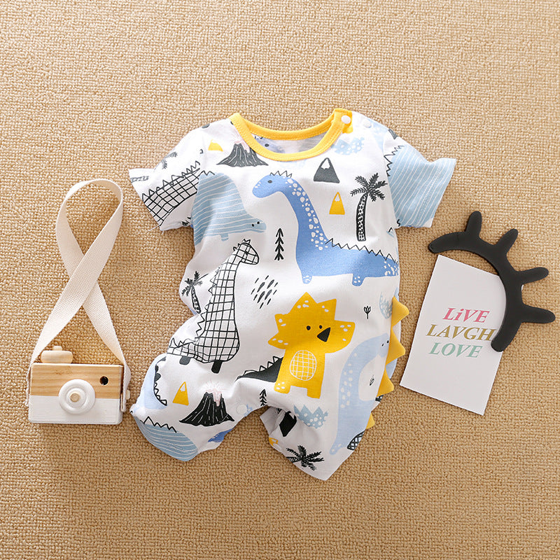 Adorable Dinosaur-themed Romper by Ju Ju Jam