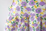 Lavender Bow Girls Dress With Hat