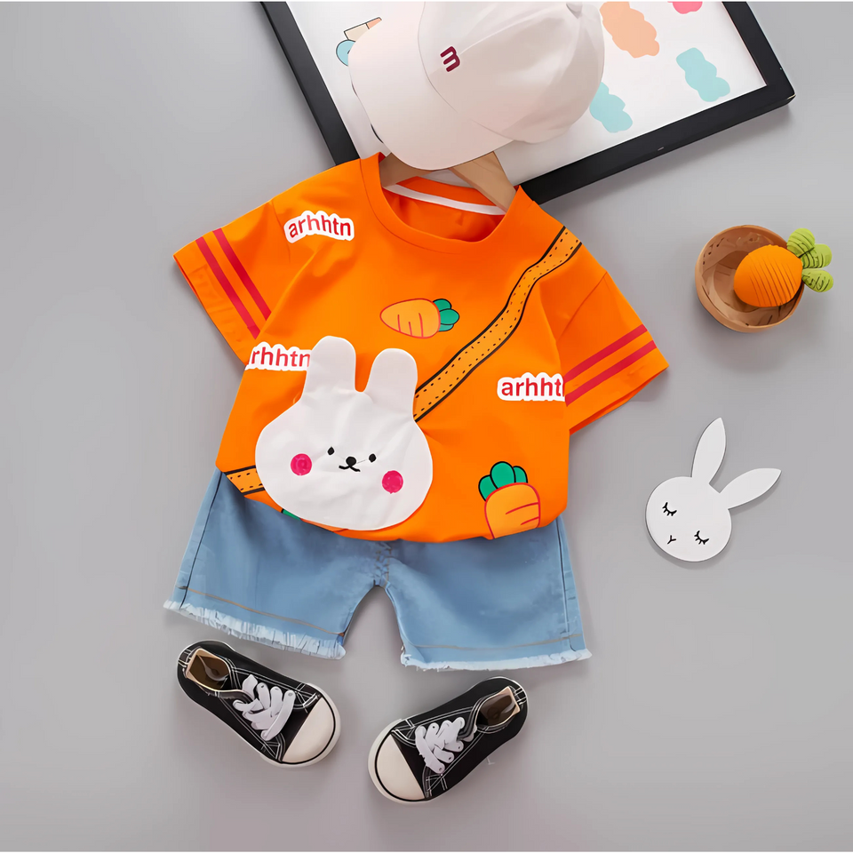 Bunny Sling Style Girls Denim Set