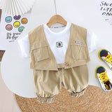 Cool Boys Beige Stylish Set