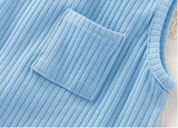 Blue Baby Romper for Boys and Girls - Ju Ju Jam