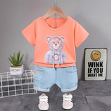 Cool Teddy Boys Tshirt and Bottom Set