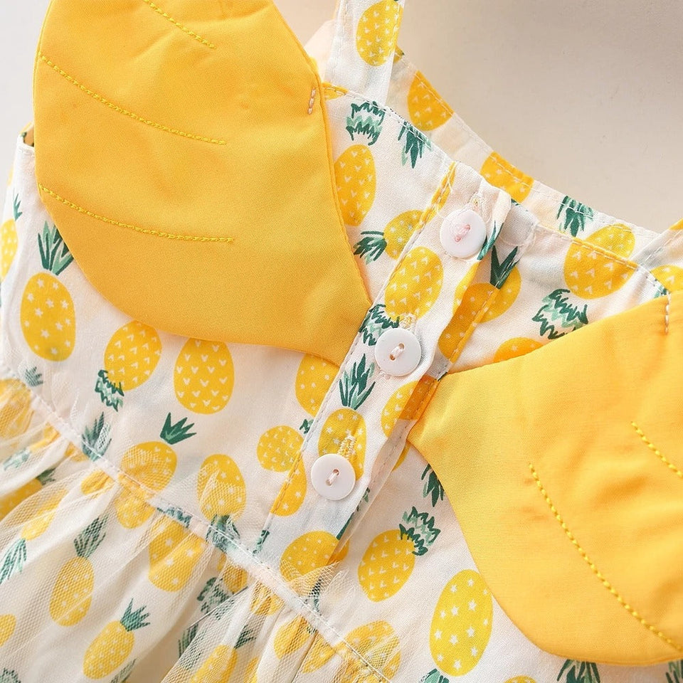 Pineapple Fairy Girls Dress