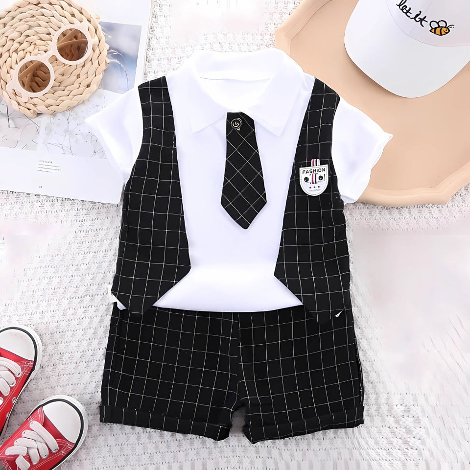 Gentleman Boys Party Set With Tie