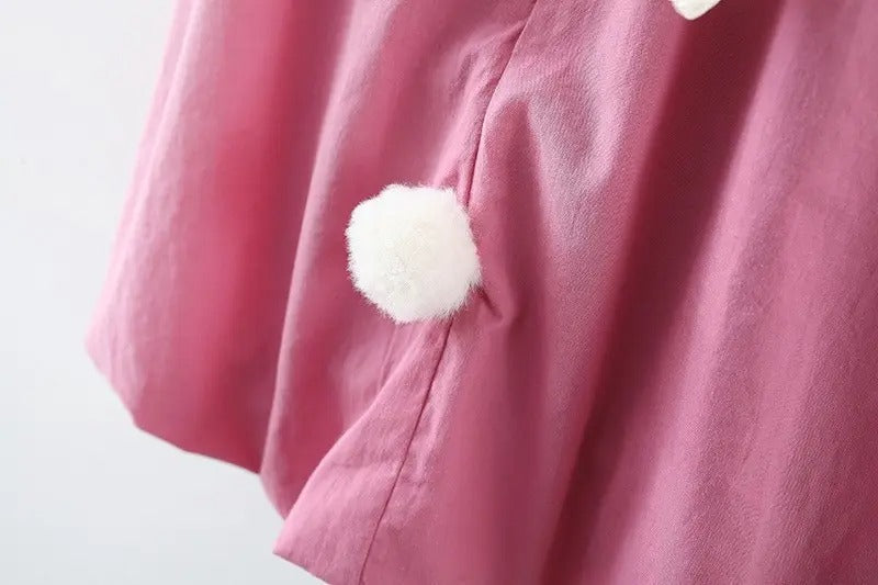 Sparkly Bunny Ears Girls Dress