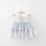 Twirl Frill Flowers Girls Dress