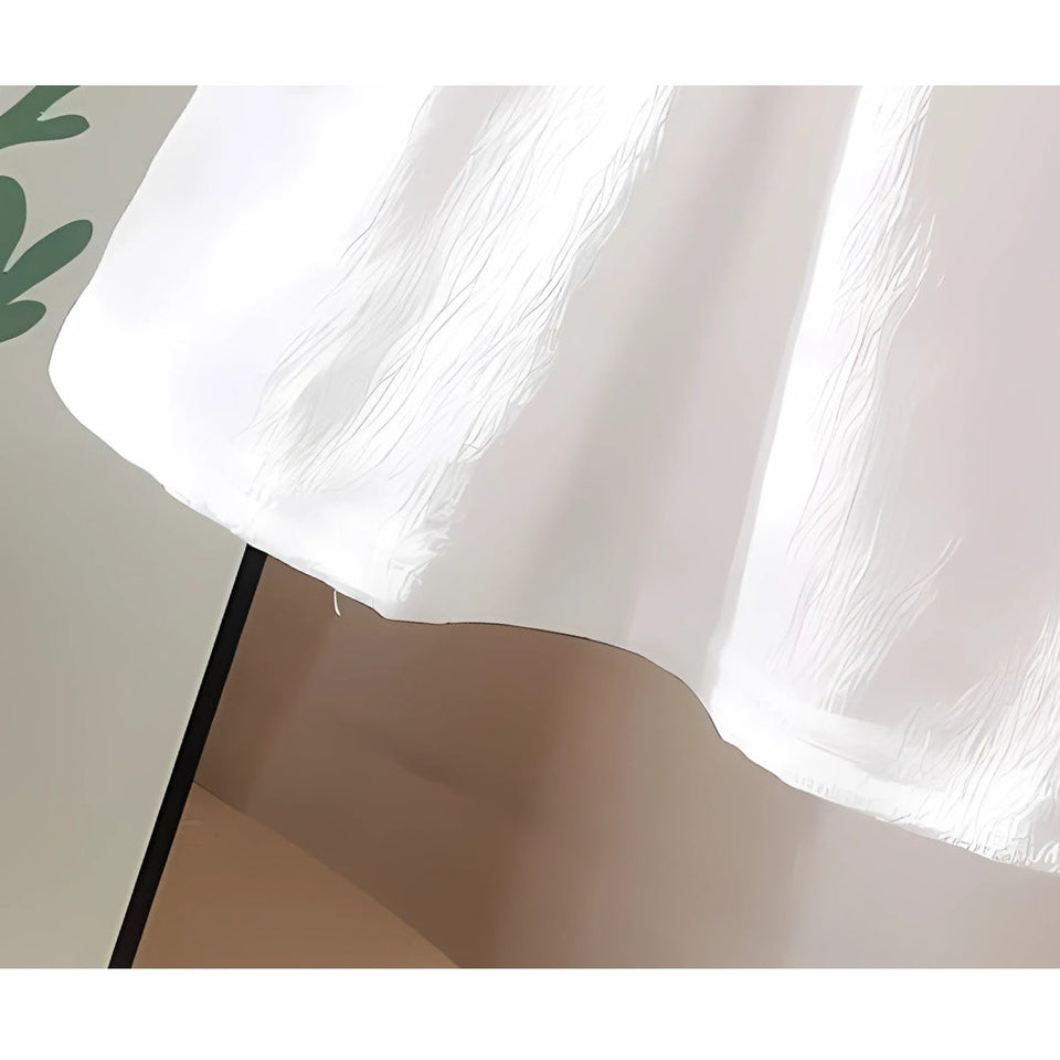 Off-Shoulder 3D Stars Girls Dress
