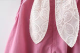 Sparkly Bunny Ears Girls Dress