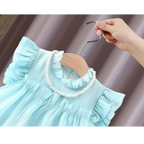 Pearl Neck Rich Girls Dress
