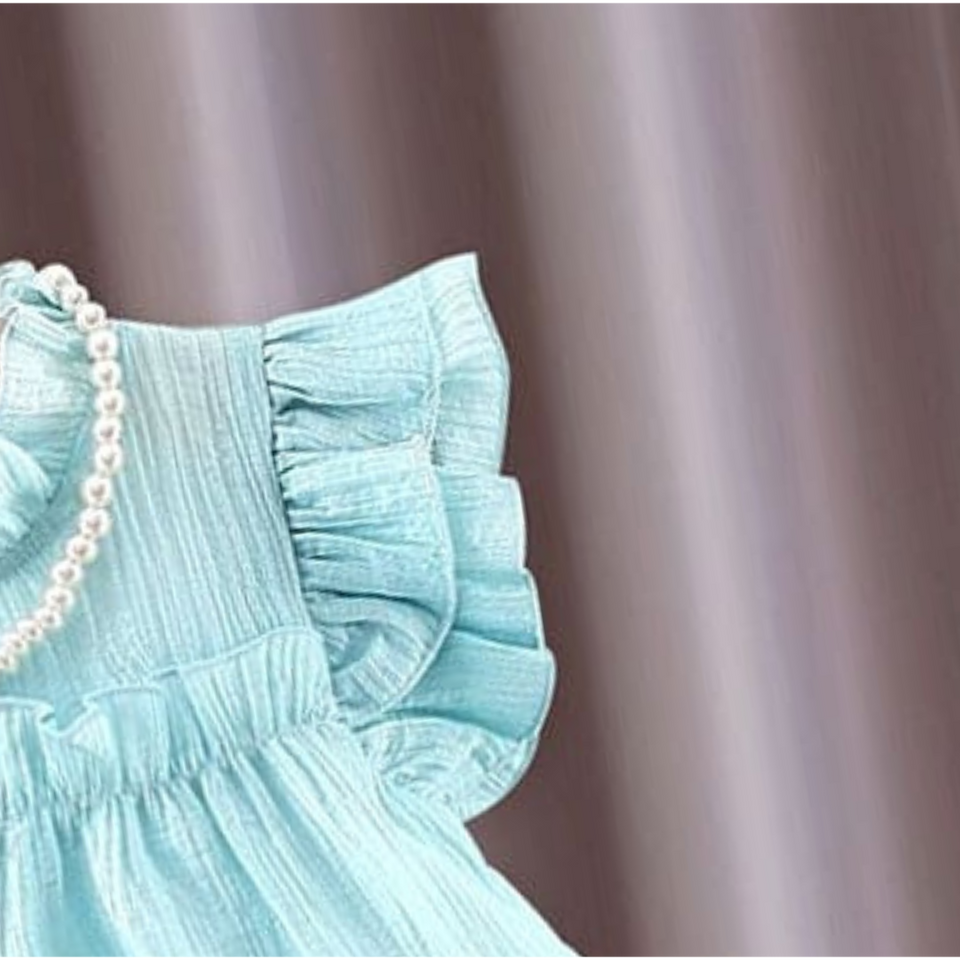 Pearl Neck Rich Girls Dress