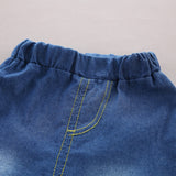 Ju Ju Jam boys' outfit set with a pink plaid shirt and matching shorts, perfect for a fashionable look.