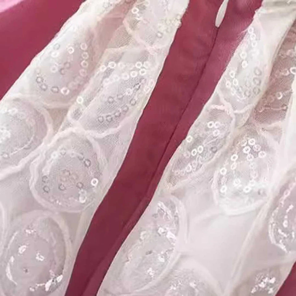 Sparkly Bunny Ears Girls Dress