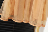 Charming vintage girls' dress with jacket and frill accents from Ju Ju Jam