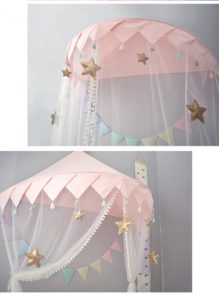 Bed Castle Canopy - With Detacahble Mosquito Net