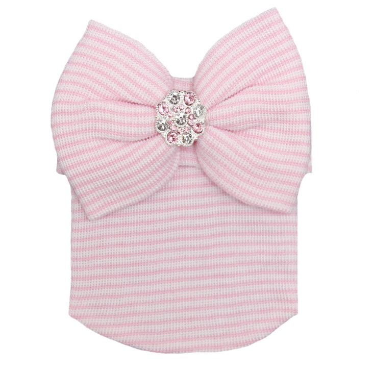 Cute Baby Knitted Hat with Butterfly Bow