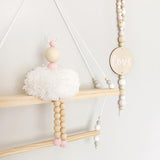 Ballet Dancer - Nordic Style Wooden Beads Decoration