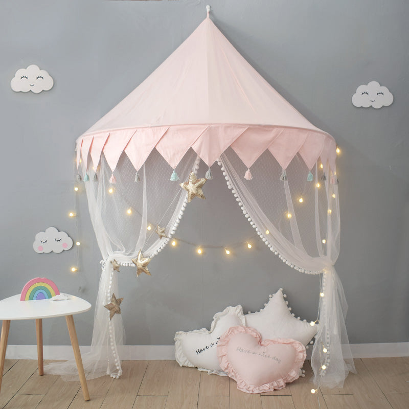Bed Castle Canopy - With Detacahble Mosquito Net