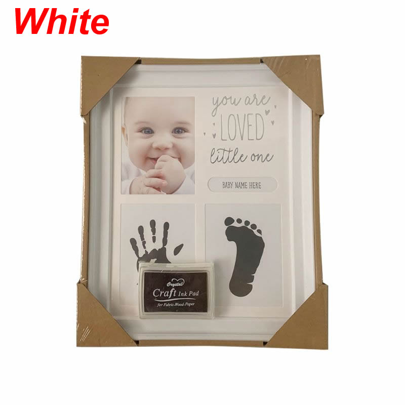 "You Are Loved" - Baby Hand and Footprint Photo Frame