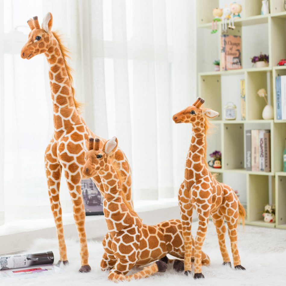 Lifelike Plush Giraffe - Perfect interactive Playtoy Decor