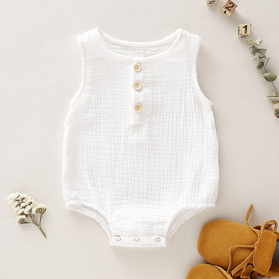 Infant Lightweight Sleeveless Romper