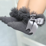 Princess Bow Knot Floral Lace Socks