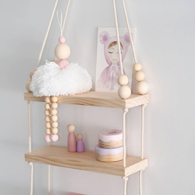 Ballet Dancer - Nordic Style Wooden Beads Decoration