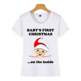 Baby's First Christmas on the Inside T-shirt