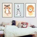 Cartoon Animal Prints - Lively Wall Decor