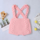 Knitted Bib Rompers