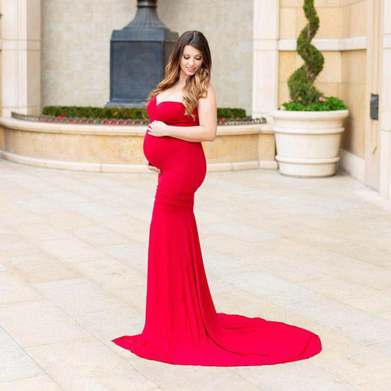 Tail Pregnancy Dress (Wedding/Baby Shower)