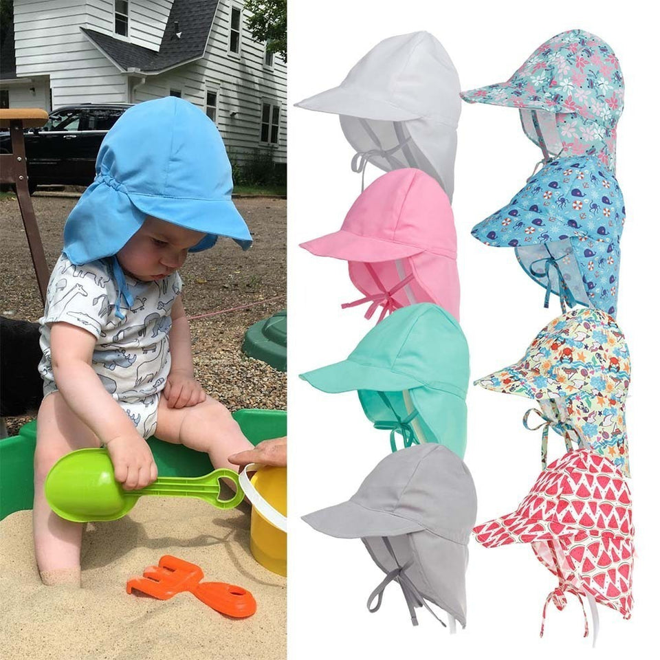 Anti-UV Summer Cap (Happy Beach Day Out)