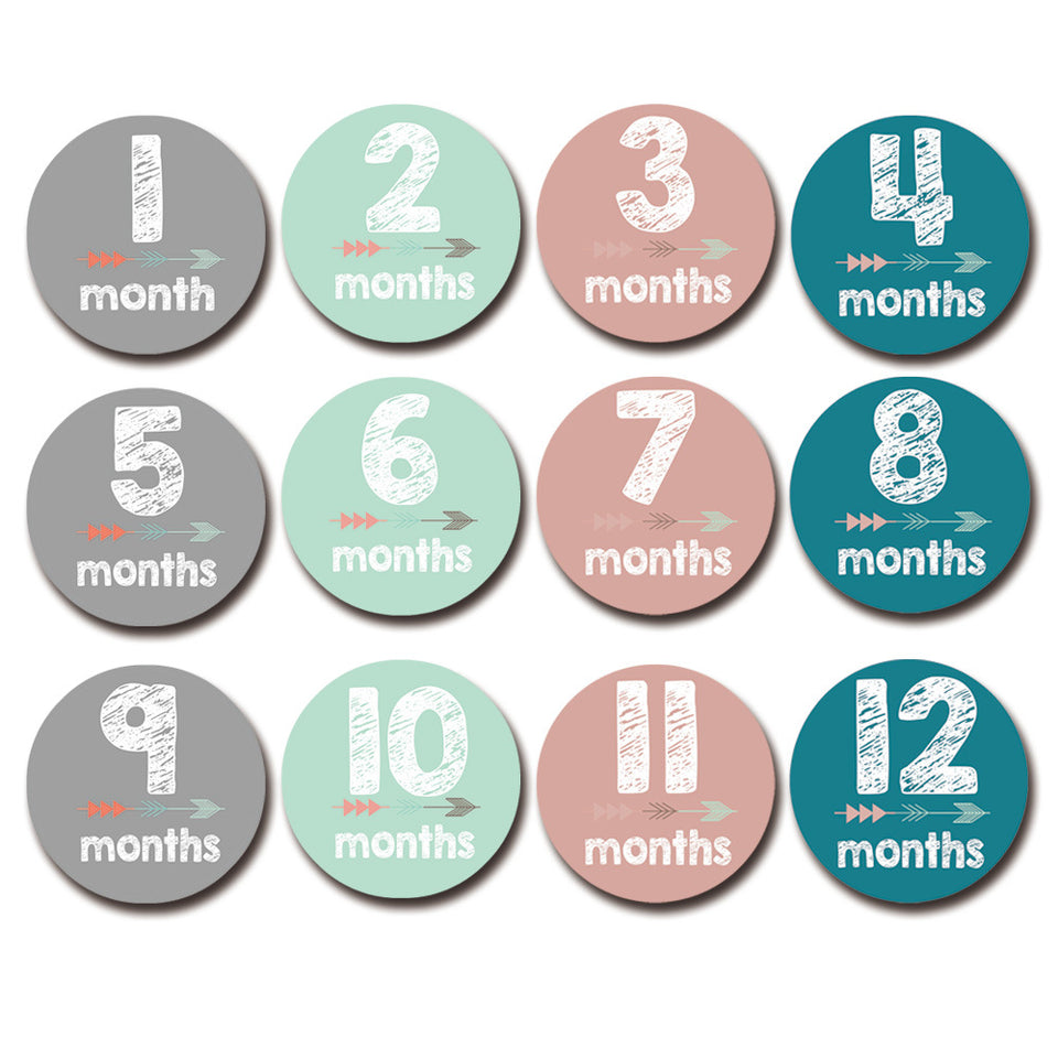 Milestone Sticker Cards - Building Memories
