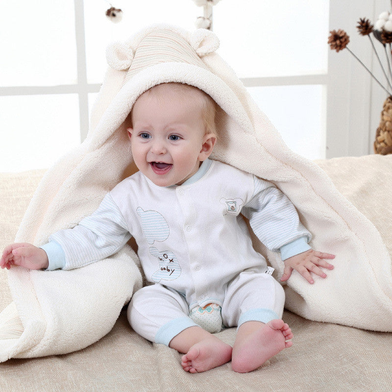 Newborn Warm Blanket Wear Lil Stuart