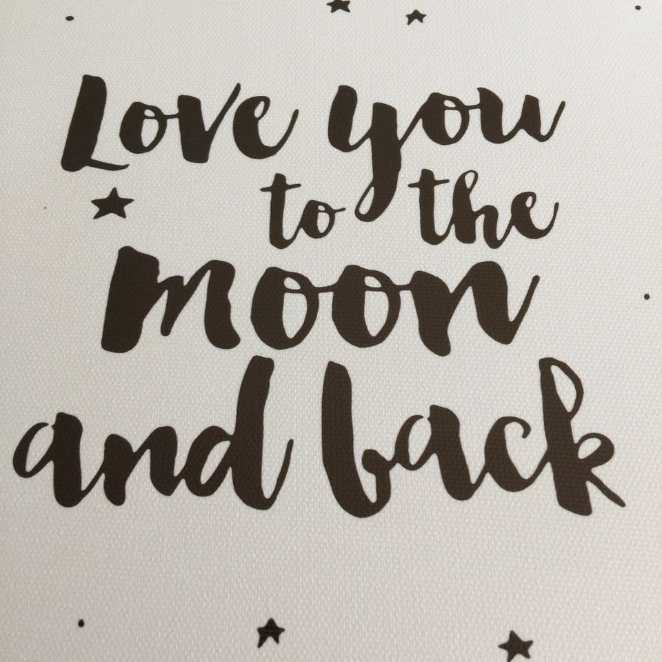 We love you Wall Canvas