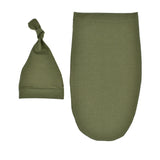 Nordic Themed Baby Sleeping Bag With Knot Hat -  100% Pure Cotton