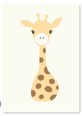 Cartoon Animal Prints - Lively Wall Decor