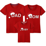 Christmas Hat Family Trio T-shirts