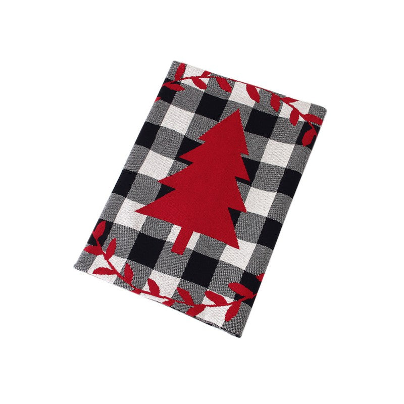 Christmas Tree Plaid Blanket