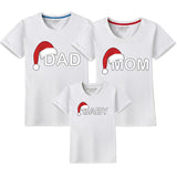 Christmas Hat Family Trio T-shirts