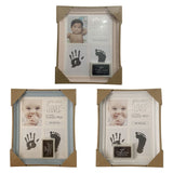 "You Are Loved" - Baby Hand and Footprint Photo Frame
