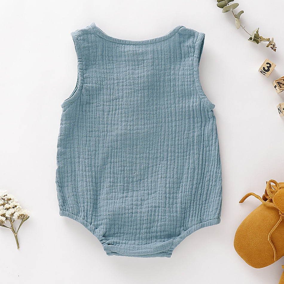 Infant Lightweight Sleeveless Romper