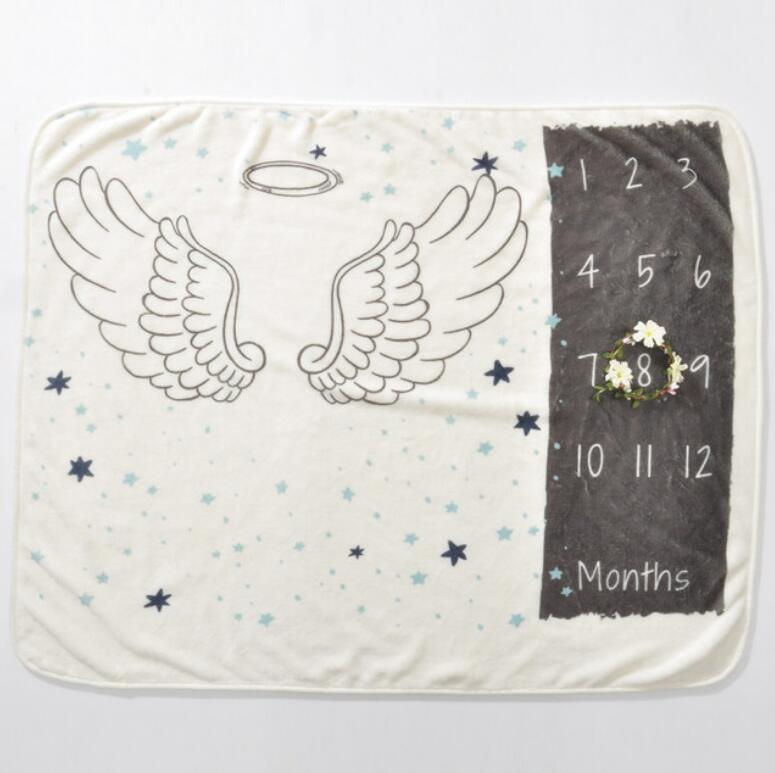 Lil Stuart Monthly Milestone Blanket