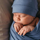 Nordic Themed Baby Sleeping Bag With Knot Hat -  100% Pure Cotton