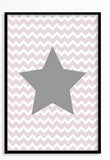 Celestial Wall Prints - Star Moon Cloud Set