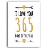 I Love You To The Moon And Back - Wall Canvas