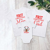 First Christmas as Mom/Dad T-shirts