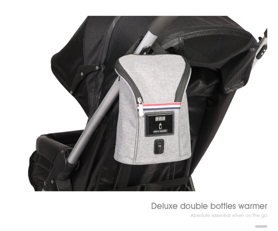Portable Baby Bottle Warmer - With Temperature Display
