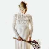 Pretty White Maternity Split dress