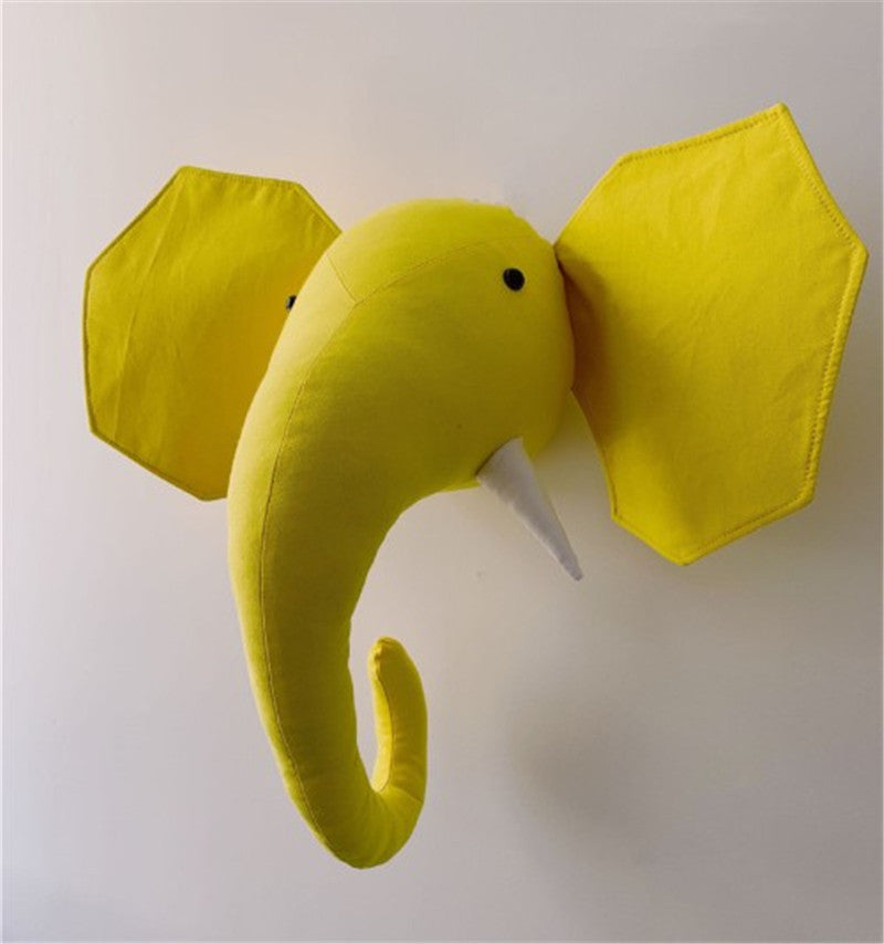 3D Animal Head Wall Mount - Cute Kid's Room Ornament