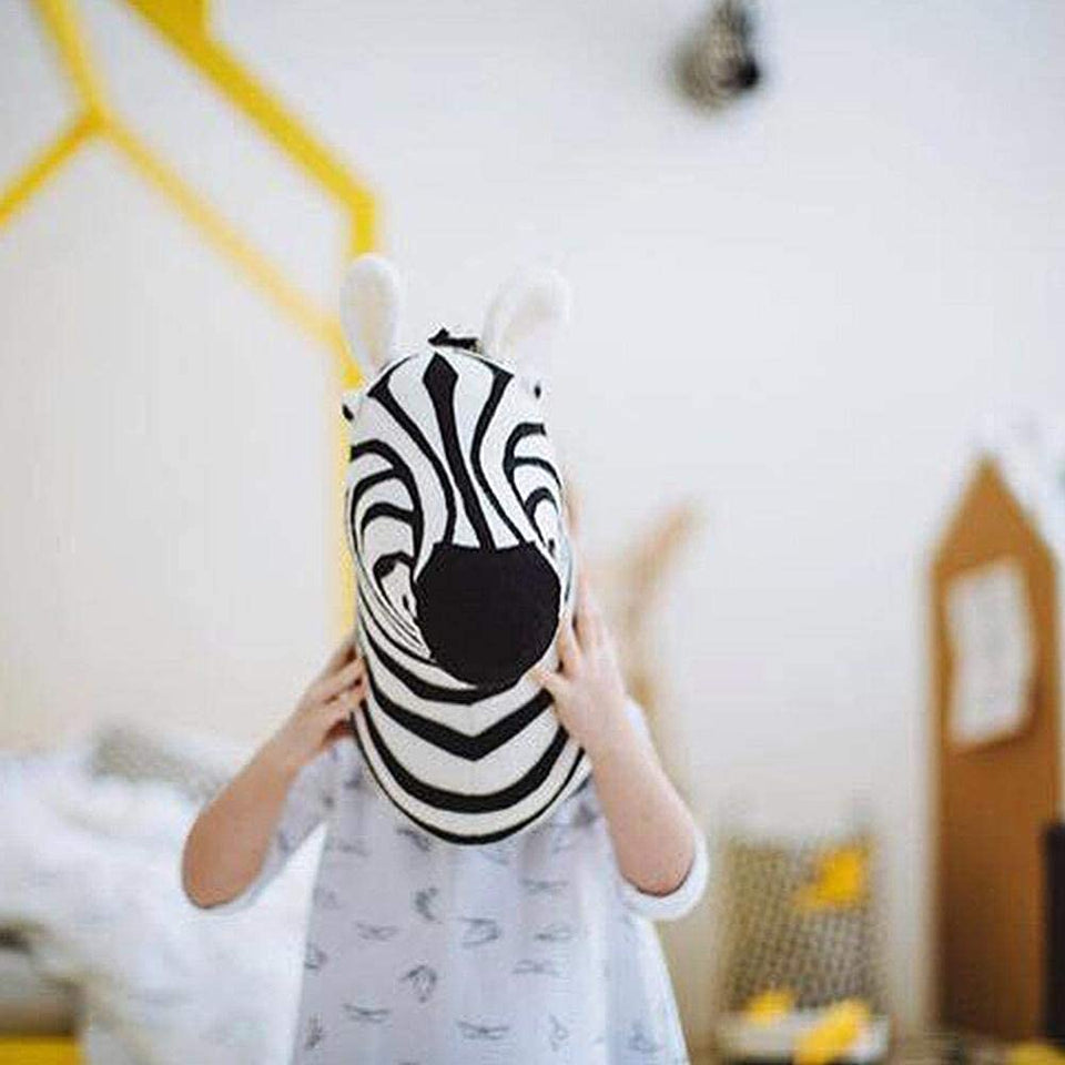 3D Animal Head Wall Mount - Cute Kid's Room Ornament
